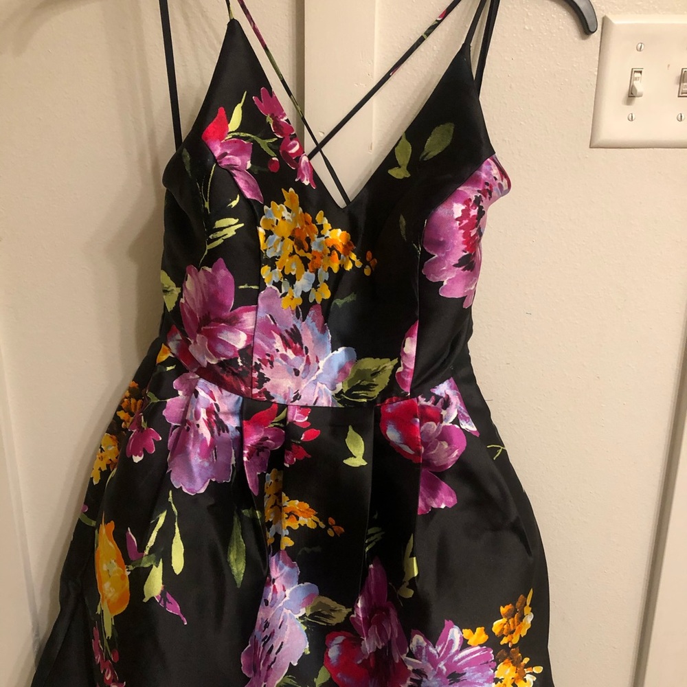 floral formal dress NWT!